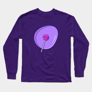 Lollipop on Plate Long Sleeve T-Shirt